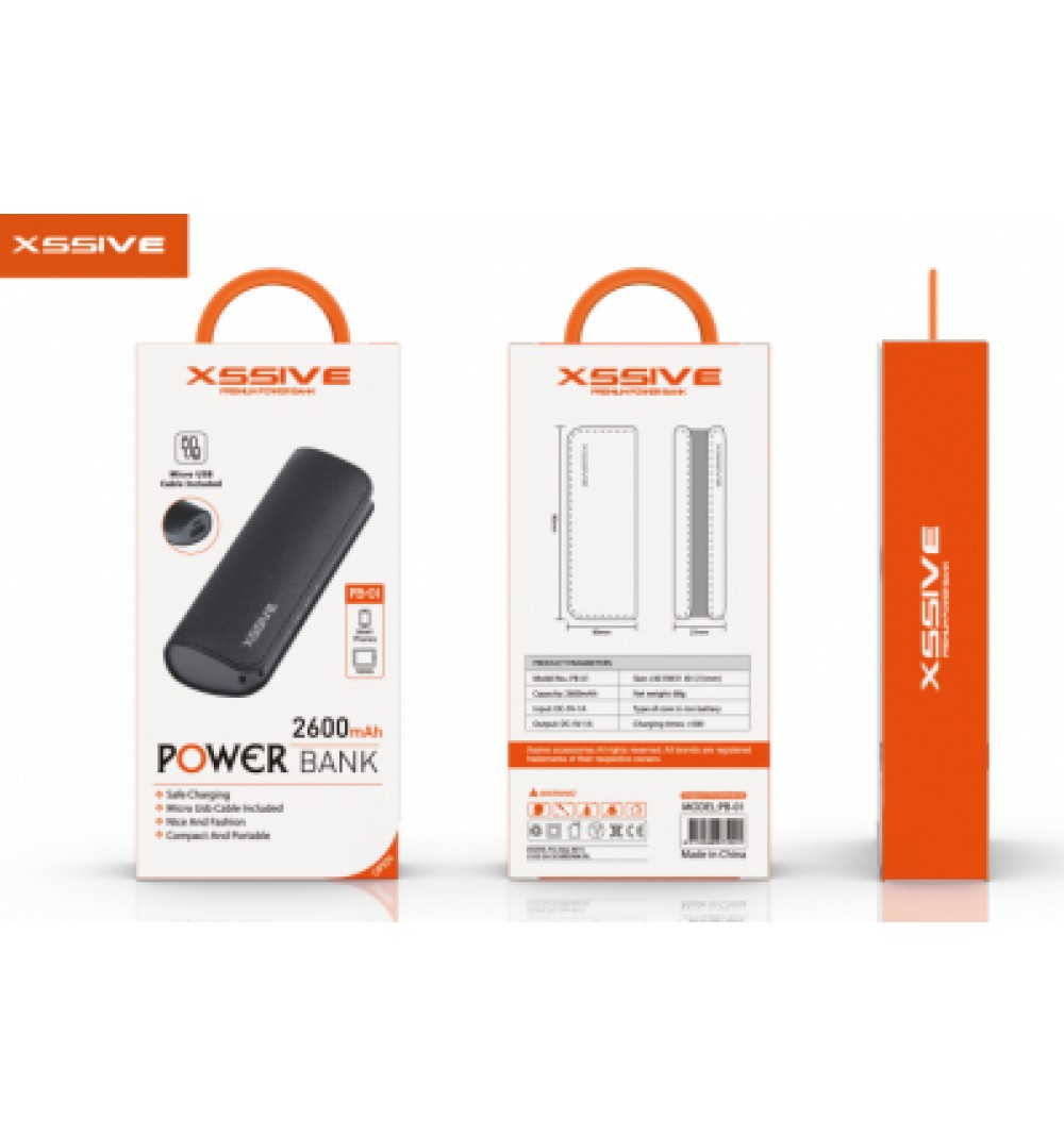 Xssive powerbank 2600mAh